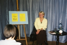 2001 - Biblioteka Miejska - Marta Fox i spotkanie z młodzieżą