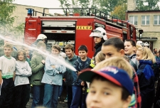 2001 - SP4 - spotkanie z Policją i Strażą Pożarną