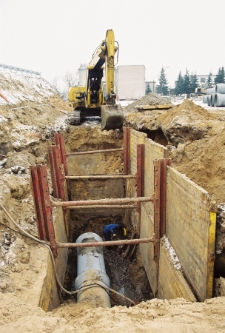 2002 - Autostrada A2 - budowa przepompowni ścieków