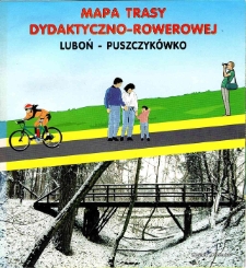 Mapa trasy dydaktyczno-rowerowej Luboń-Puszczykówko