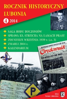 Rocznik Historyczny Lubonia 4