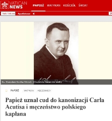 Papież otworzył drogę do beatyfikacji ks. Stanisława Streicha