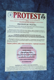 2003 - Służba Zdrowia - protest