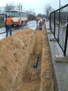 2004 - ul. Armii Poznań - budowa wodociagu