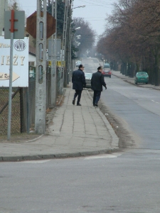 2004 - ul. Wojska Polskiego - patrol Straży Miejskiej