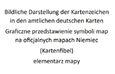 Bildliche Darstellung der Kartenzeichen in den amtlichen deutschen Karten