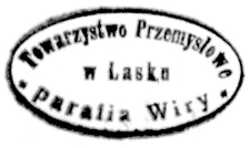 Towarzystwo Przemysłowe w Lasku - pieczątka
