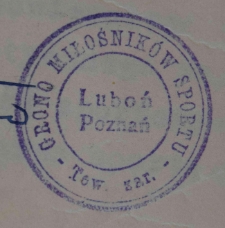 Grono Miłosnik&oacute;w Sportu - dokumentacja powojennej rejestracji (1946-1948)