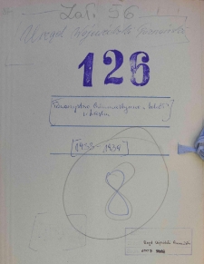 Towarzystwo Gimnastyczne "Sok&oacute;ł" w Lasku - dokumentacja rejestracji (1933-1939)