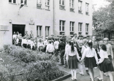 lata 80. - SP1 rozpoczęcie roku szkolnego