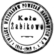 Związek Weteran&oacute;w Powstań Narodowych RP 1914-1919 (logo, pieczątki, dyplom itp.)