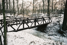 1996 - ścieżka rowerowa - zima