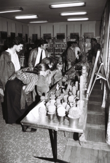 1991 - Dni Lubonia - Biblioteka Miejska-wystawa kaktusów