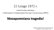 Niezapomniana tragedia!