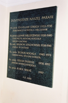 1999 - Parafia św. Jana Bosko - montaż tablicy