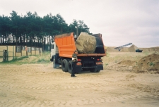 2000 - Pomnik na III tysiąclecie - drugi głaz-transport